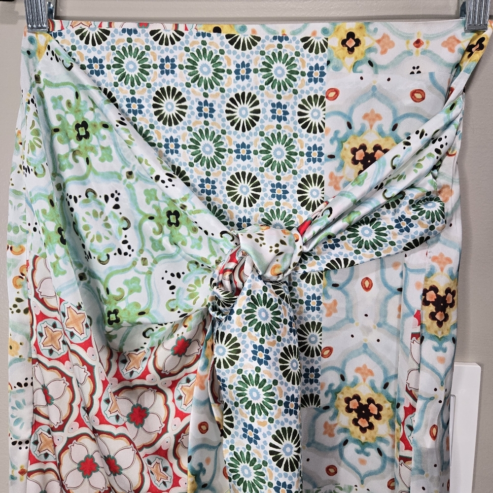 Zara Multicolor Patterned Women's Skirt - Picture 4 of 9